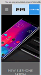 Mobile Screenshot of elephone.com